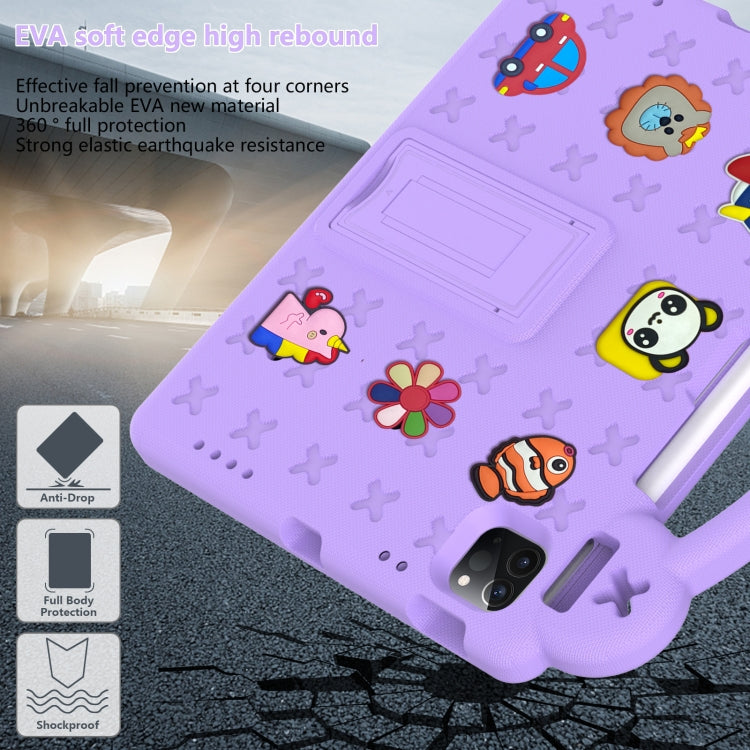 For iPad Air 11 2026 / 2025 / 2024 Handle Kickstand Children EVA Shockproof Tablet Case
