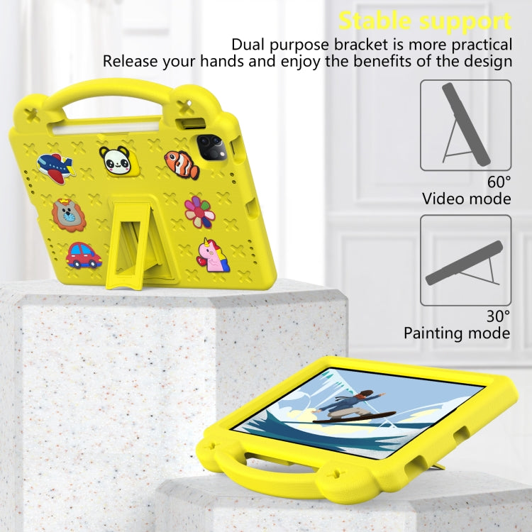 For iPad Air 11 2026 / 2025 / 2024 Handle Kickstand Children EVA Shockproof Tablet Case
