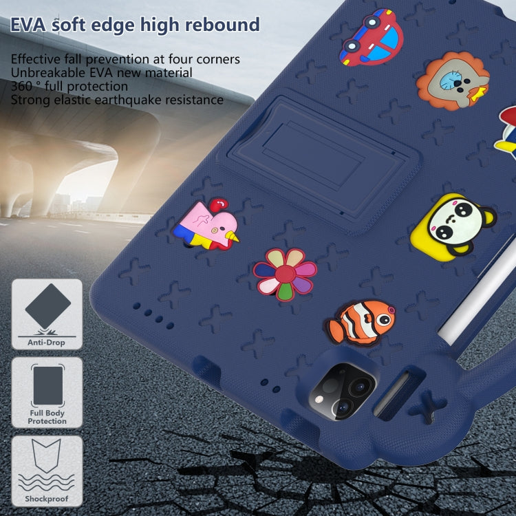 For iPad Air 11 2026 / 2025 / 2024 Handle Kickstand Children EVA Shockproof Tablet Case