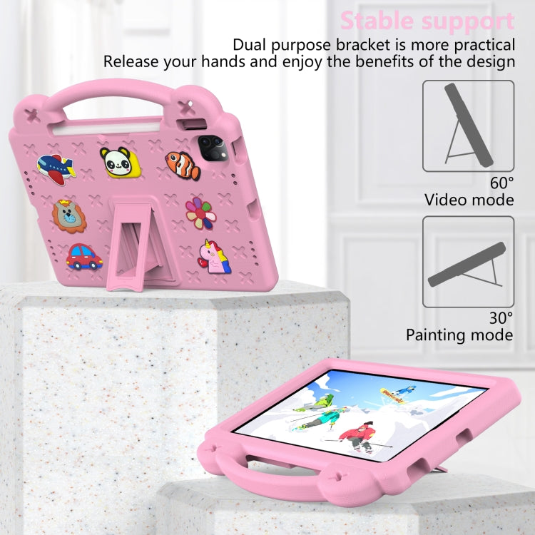 For  iPad Pro 11 2025 / 2024 Handle Kickstand Children EVA Shockproof Tablet Case