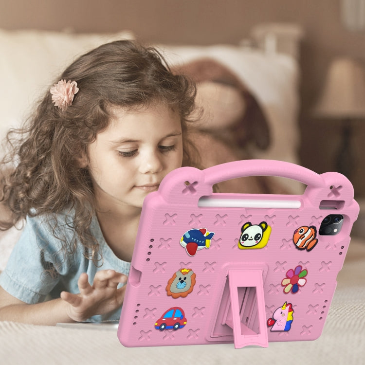 For  iPad Pro 11 2025 / 2024 Handle Kickstand Children EVA Shockproof Tablet Case