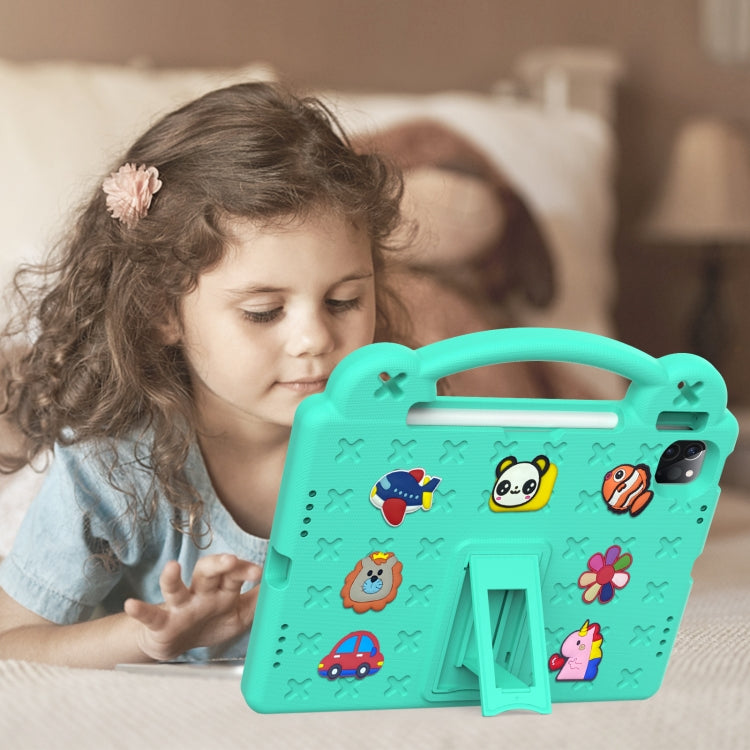 For  iPad Pro 11 2025 / 2024 Handle Kickstand Children EVA Shockproof Tablet Case