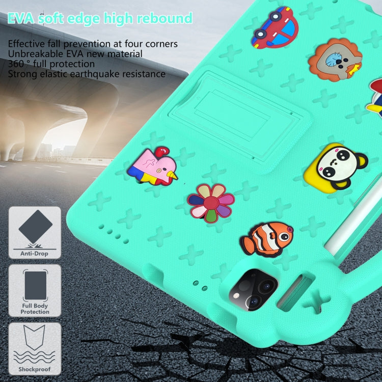 For  iPad Pro 11 2025 / 2024 Handle Kickstand Children EVA Shockproof Tablet Case