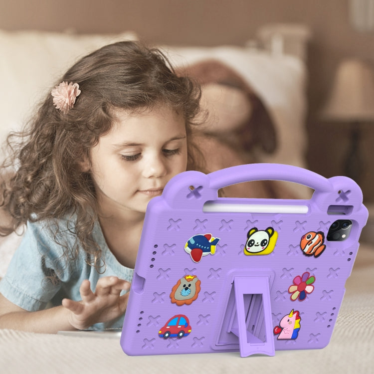 For  iPad Pro 11 2025 / 2024 Handle Kickstand Children EVA Shockproof Tablet Case
