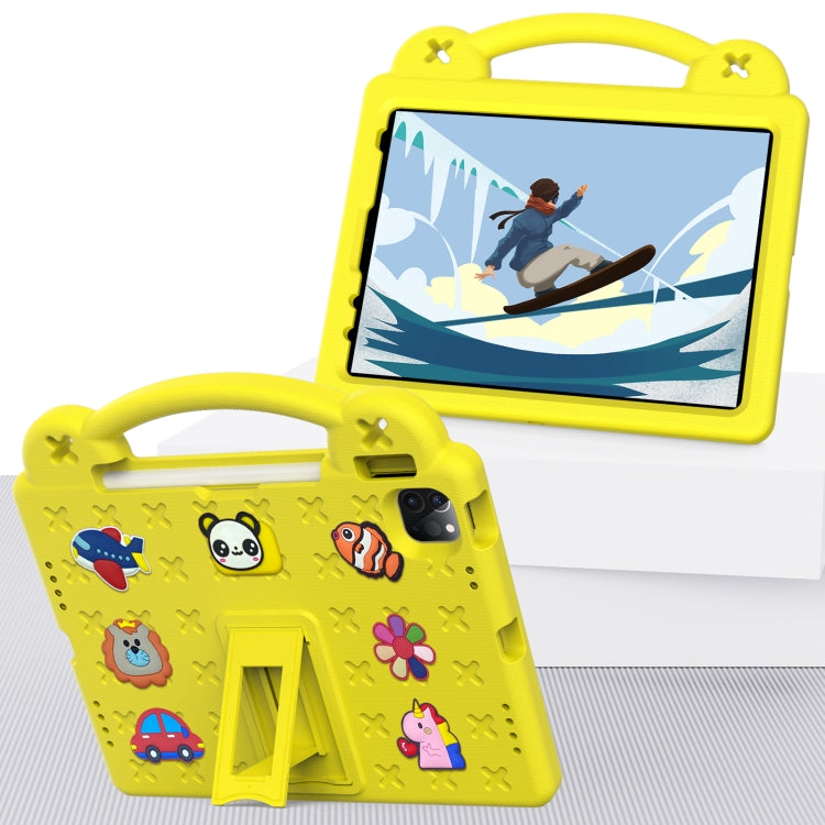 For  iPad Pro 11 2025 / 2024 Handle Kickstand Children EVA Shockproof Tablet Case