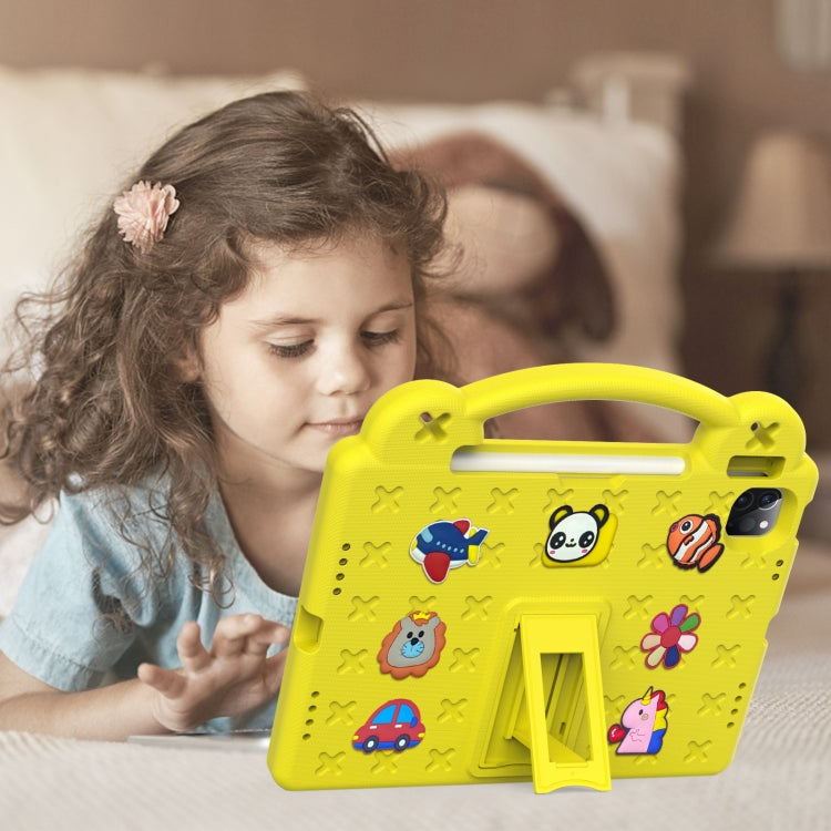 For  iPad Pro 11 2025 / 2024 Handle Kickstand Children EVA Shockproof Tablet Case