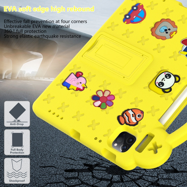 For  iPad Pro 11 2025 / 2024 Handle Kickstand Children EVA Shockproof Tablet Case