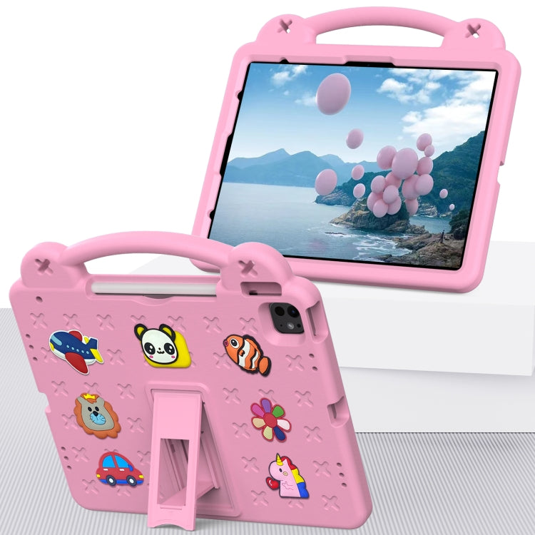 For iPad Air 13 2026 / 2025 / 2024 Handle Kickstand Children EVA Shockproof Tablet Case
