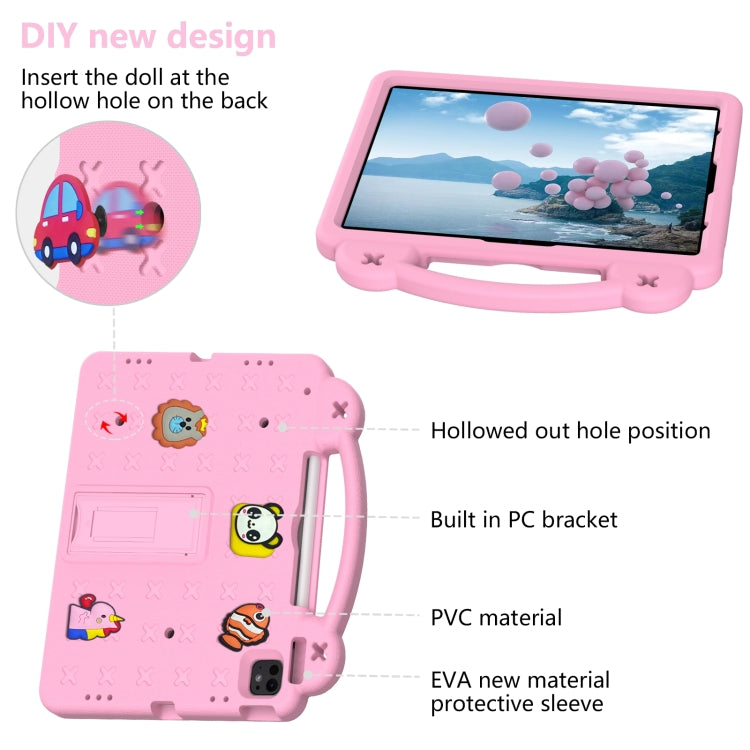 For iPad Air 13 2026 / 2025 / 2024 Handle Kickstand Children EVA Shockproof Tablet Case