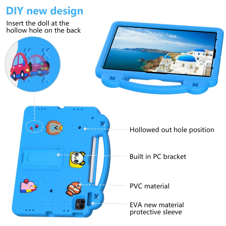 For iPad Air 13 2026 / 2025 / 2024 Handle Kickstand Children EVA Shockproof Tablet Case