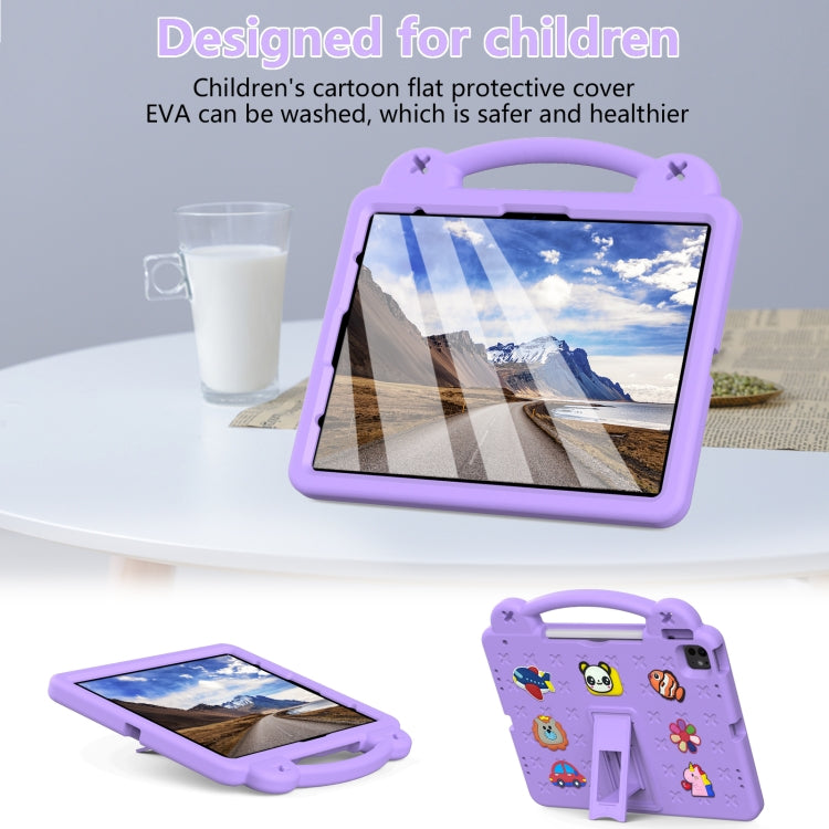 For iPad Air 13 2026 / 2025 / 2024 Handle Kickstand Children EVA Shockproof Tablet Case