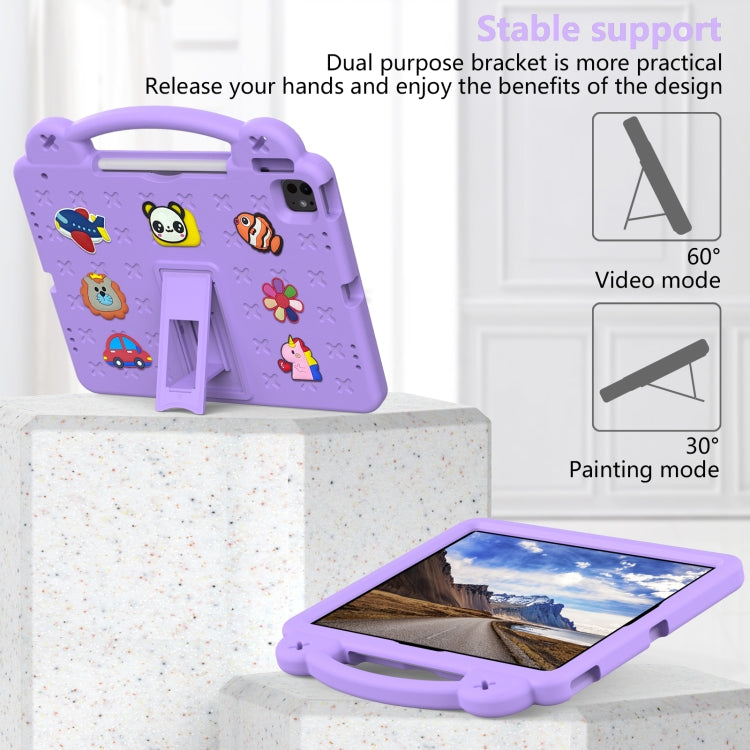 For iPad Air 13 2026 / 2025 / 2024 Handle Kickstand Children EVA Shockproof Tablet Case