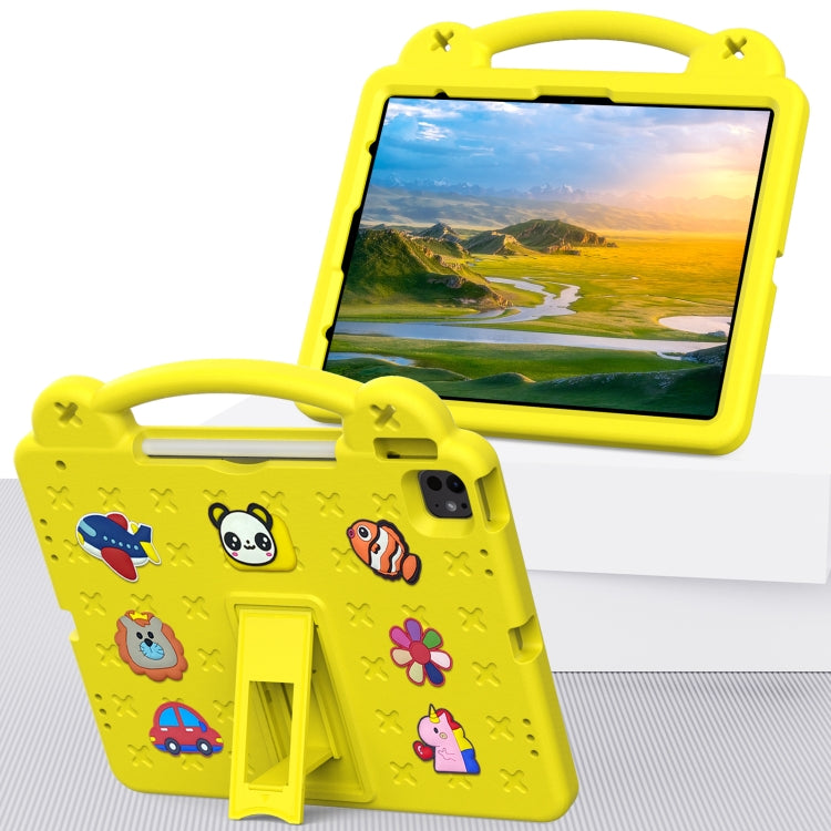 For iPad Air 13 2026 / 2025 / 2024 Handle Kickstand Children EVA Shockproof Tablet Case