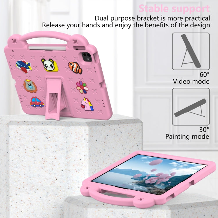 For iPad Pro 13 2025 / 2024 Handle Kickstand Children EVA Shockproof Tablet Case