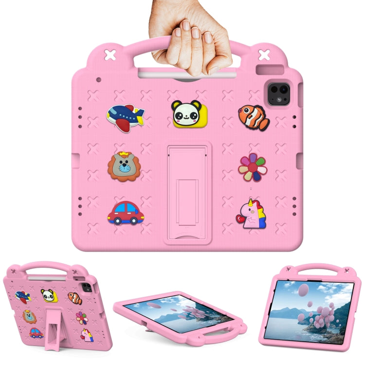 For iPad Pro 13 2025 / 2024 Handle Kickstand Children EVA Shockproof Tablet Case