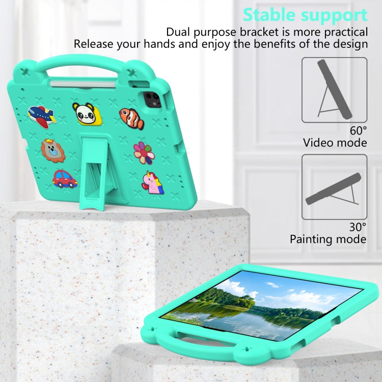 For iPad Pro 13 2025 / 2024 Handle Kickstand Children EVA Shockproof Tablet Case