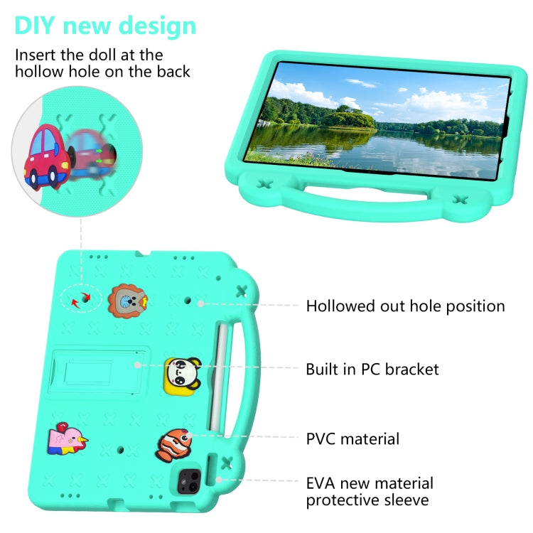 For iPad Pro 13 2025 / 2024 Handle Kickstand Children EVA Shockproof Tablet Case