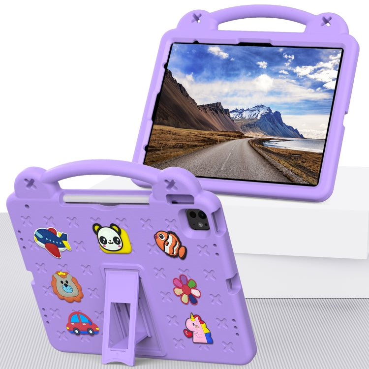 For iPad Pro 13 2025 / 2024 Handle Kickstand Children EVA Shockproof Tablet Case