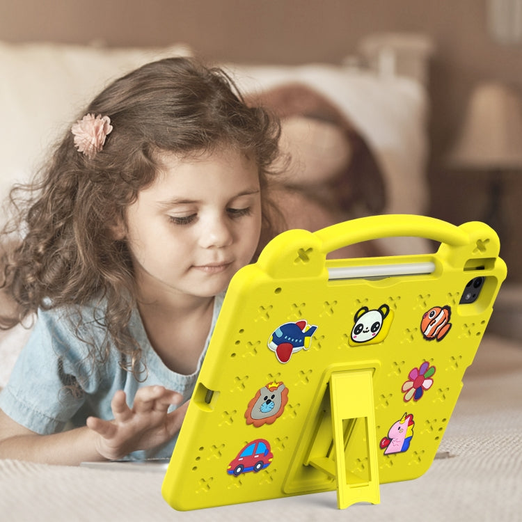 For iPad Pro 13 2025 / 2024 Handle Kickstand Children EVA Shockproof Tablet Case