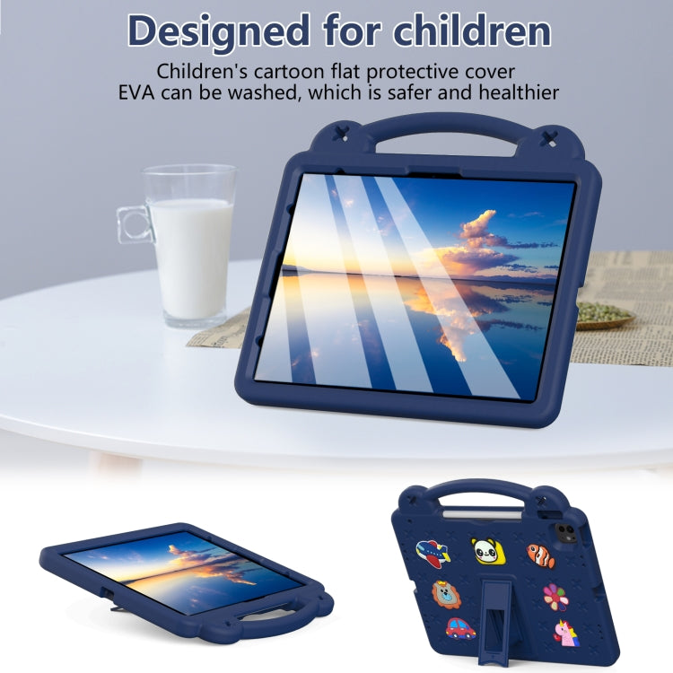 For iPad Pro 13 2025 / 2024 Handle Kickstand Children EVA Shockproof Tablet Case