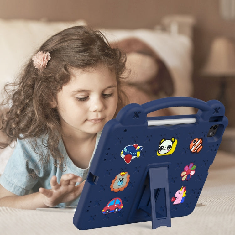 For iPad Pro 13 2025 / 2024 Handle Kickstand Children EVA Shockproof Tablet Case