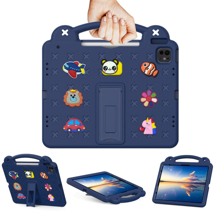 For iPad Pro 13 2025 / 2024 Handle Kickstand Children EVA Shockproof Tablet Case