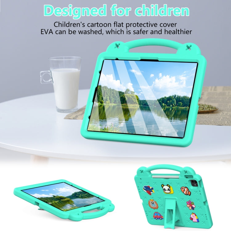 For iPad Pro 12.9 2022 / 2021 Handle Kickstand Children EVA Shockproof Tablet Case