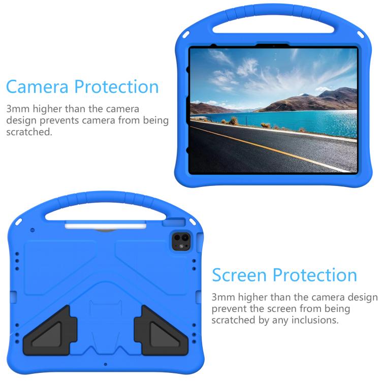 For iPad Pro 12.9 2022 / 2021 EVA Shockproof Tablet Case with Holder