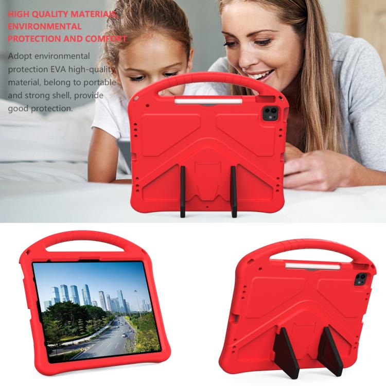 For iPad Pro 12.9 2022 / 2021 EVA Shockproof Tablet Case with Holder