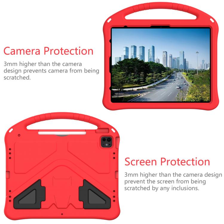 For iPad Pro 12.9 2022 / 2021 EVA Shockproof Tablet Case with Holder
