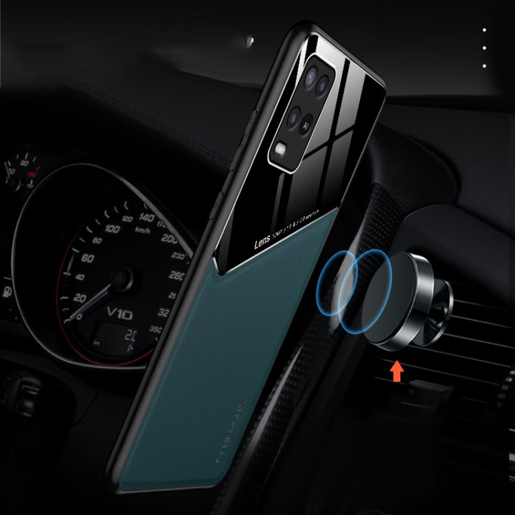 For OPPO A54 4G All-inclusive Leather Organic Glass Phone Case