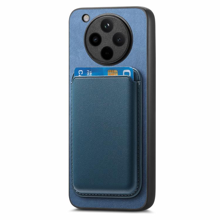 For OPPO Find X8 Retro Magsafe Card Bag PU Back Cover Phone Case