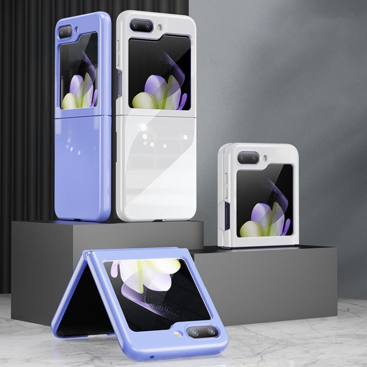 For Samsung Galaxy Z Flip6 / Flip7 FE PC Porcelain Varnish UV Fold Phone Case