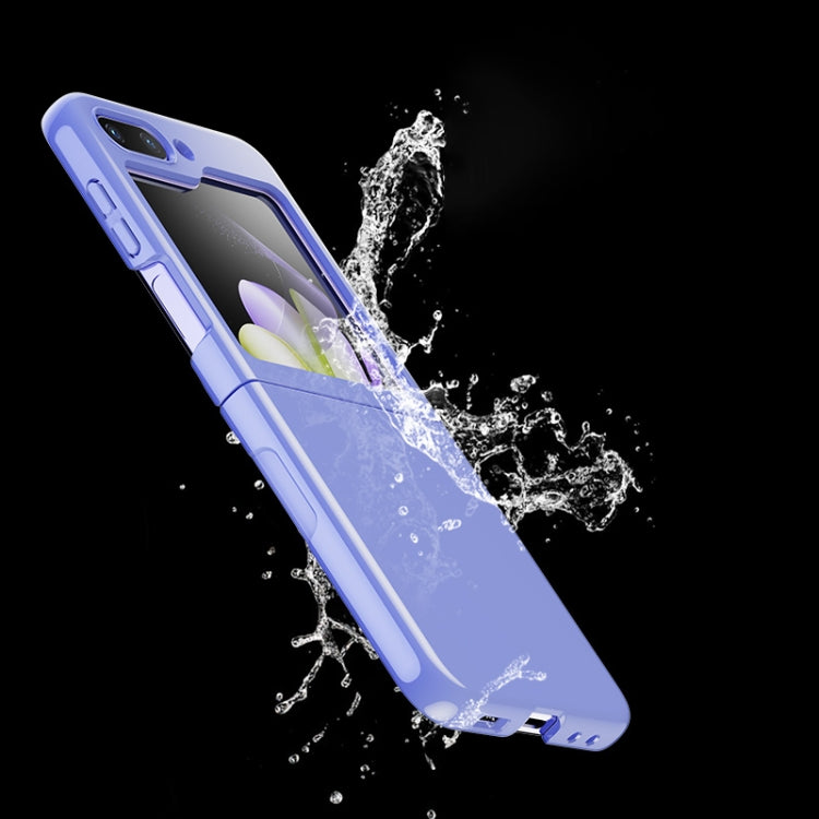 For Samsung Galaxy Z Flip6 / Flip7 FE PC Porcelain Varnish UV Fold Phone Case