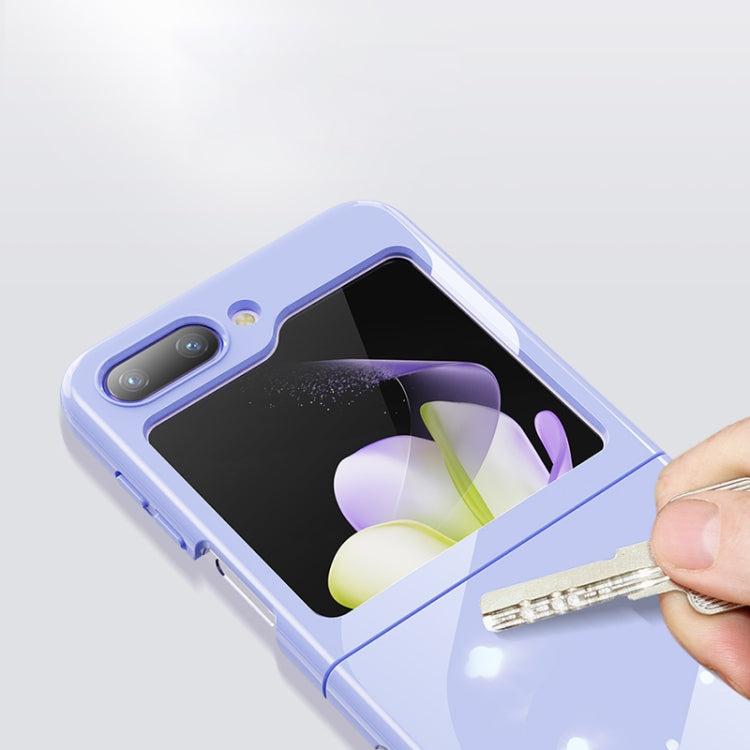 For Samsung Galaxy Z Flip6 / Flip7 FE PC Porcelain Varnish UV Fold Phone Case