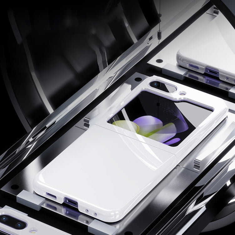 For Samsung Galaxy Z Flip6 / Flip7 FE PC Porcelain Varnish UV Fold Phone Case