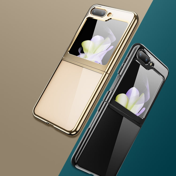 For Samsung Galaxy Z Flip6 / Flip7 FE Electroplating Transparent Shockproof Phone Case