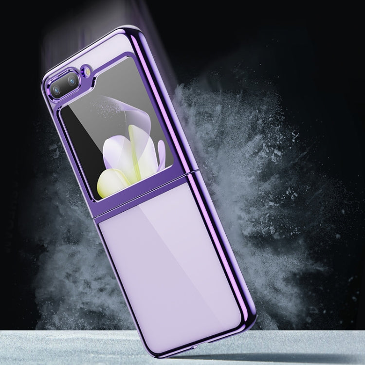 For Samsung Galaxy Z Flip6 / Flip7 FE Electroplating Transparent Shockproof Phone Case