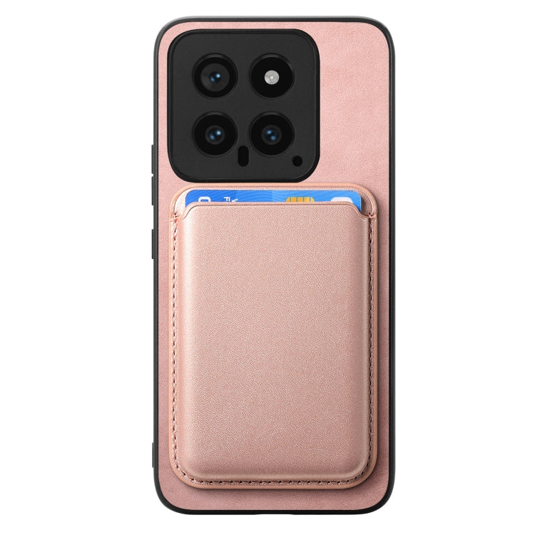 For Xiaomi Redmi Note 13 Pro 4G Retro Magsafe Card Bag PU Back Cover Phone Case