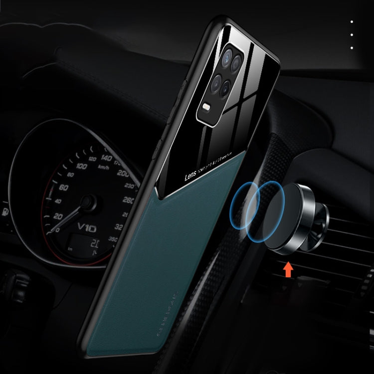 For Realme 8 5G All-inclusive Leather Organic Glass Phone Case