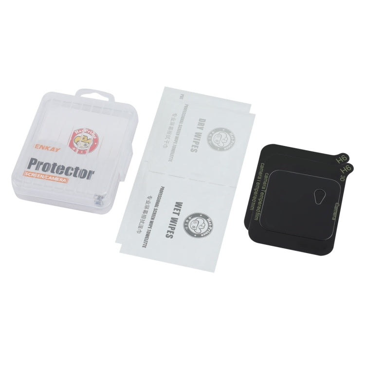 For Xiaomi Pad 6S Pro 2pcs ENKAY Hat-Prince 9H Rear Camera Lens Tempered Glass Film - Transparent