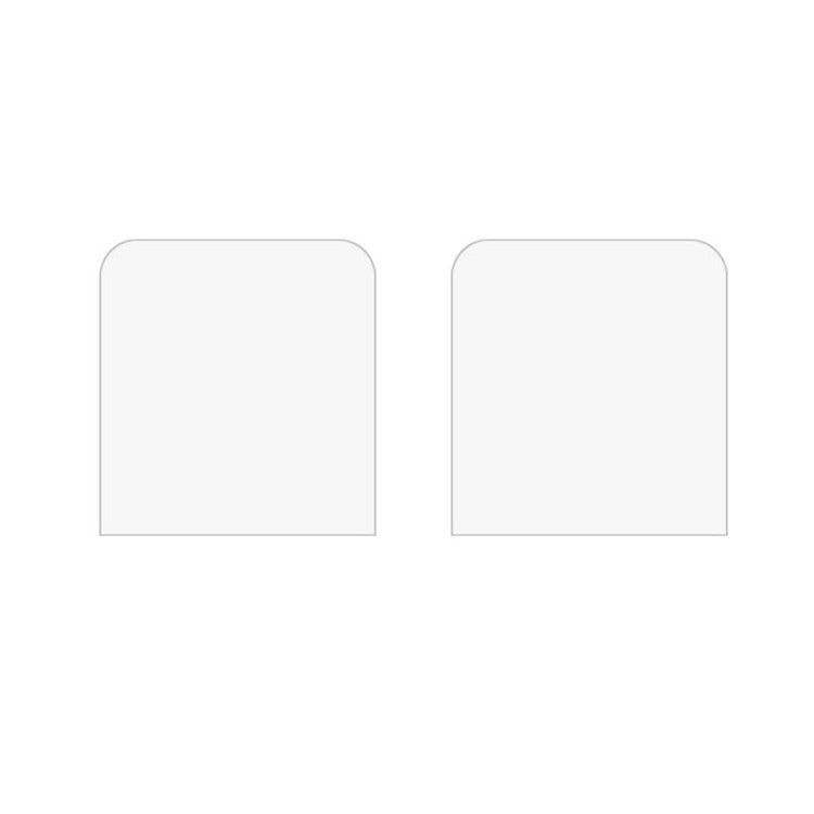 For Redmi Pad 2pcs ENKAY Hat-Prince 9H Rear Camera Lens Tempered Glass Film - Transparent