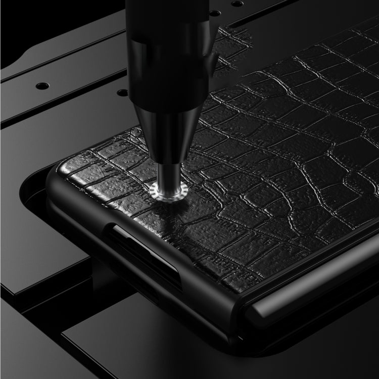 For Samsung Galaxy Z Fold6 5G Crocodile Texture All-inclusive Shockproof Phone Case