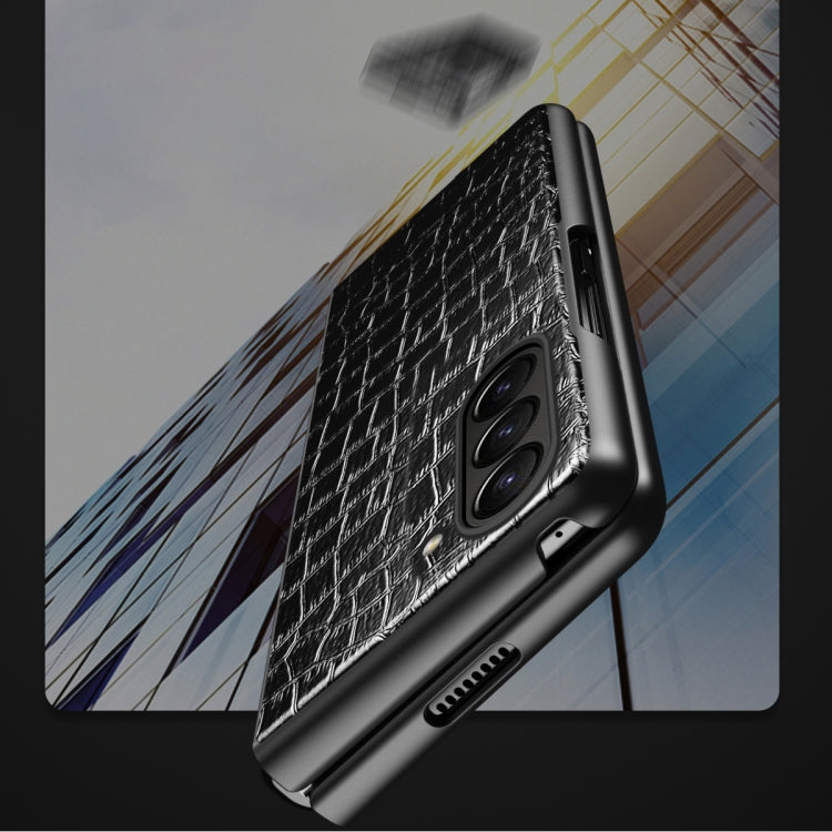For Samsung Galaxy Z Fold6 5G Crocodile Texture All-inclusive Shockproof Phone Case