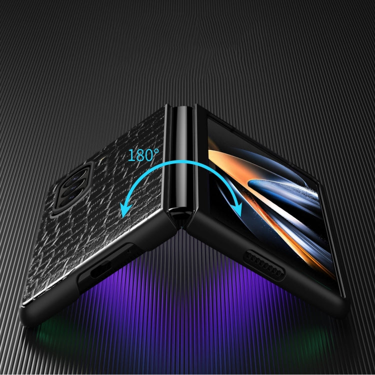 For Samsung Galaxy Z Fold6 5G Crocodile Texture All-inclusive Shockproof Phone Case