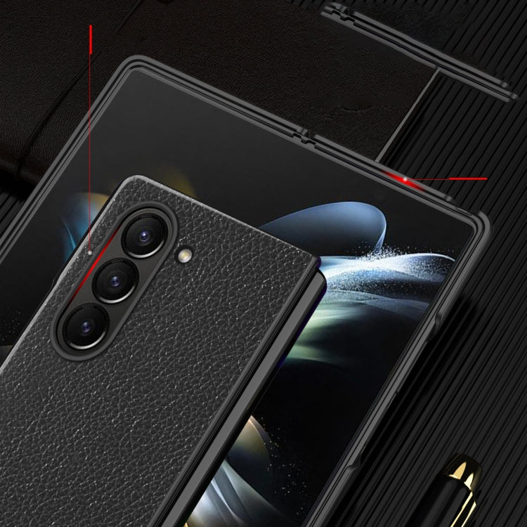 For Samsung Galaxy Z Fold6 5G Litchi Texture All Inclusive Shockproof Phone Case