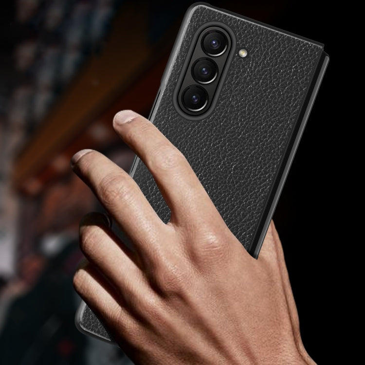 For Samsung Galaxy Z Fold6 5G Litchi Texture All Inclusive Shockproof Phone Case