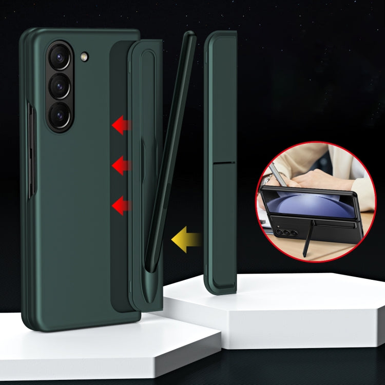 For Samsung Galaxy Z Fold6 5G 2 in 1 Holder Shockproof Phone Case with Pen Slot