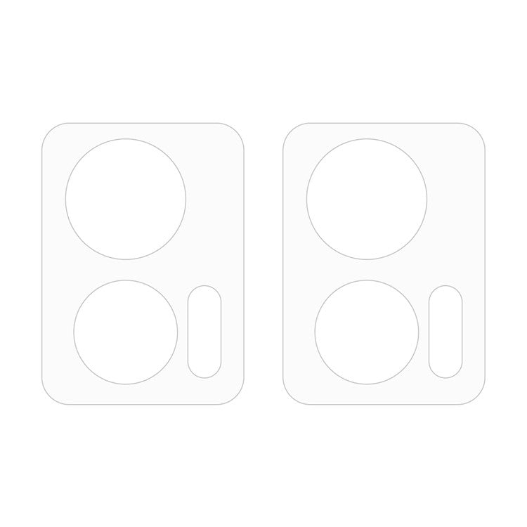For Motorola Moto Edge 30 Neo 2pcs ENKAY Hat-Prince 9H Rear Camera Lens Tempered Glass Film - Transparent
