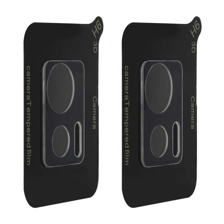For Motorola Moto Edge 30 Neo 2pcs ENKAY Hat-Prince 9H Rear Camera Lens Tempered Glass Film - Transparent